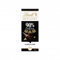 لينديت اكسيلانس شوكولاتة سوبريم دارك 90% كاكاو 100 جم