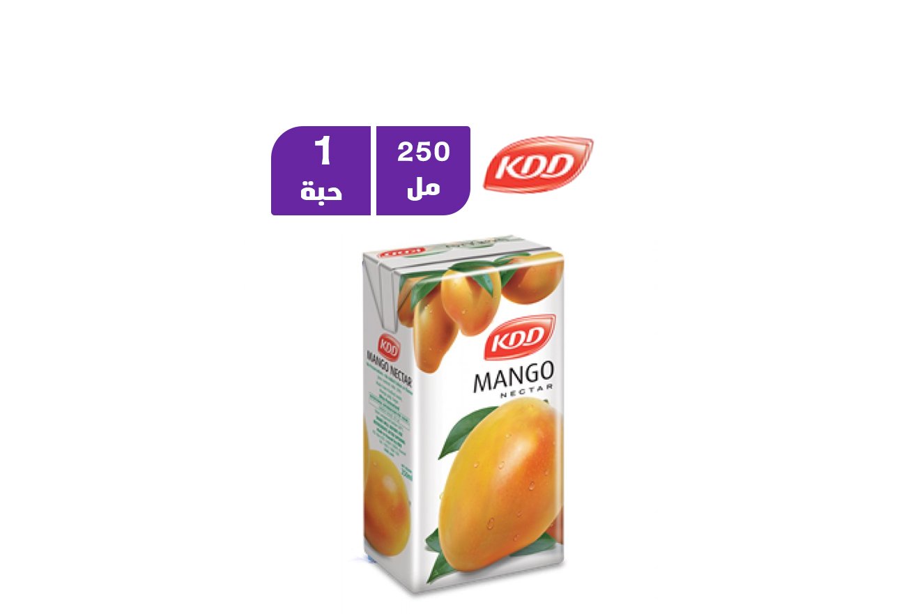 كي دي دي  عصير مانجو 250 مل