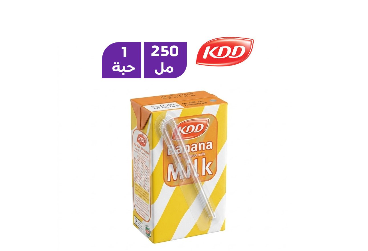 كي دي دي حليب الموز 250 مل