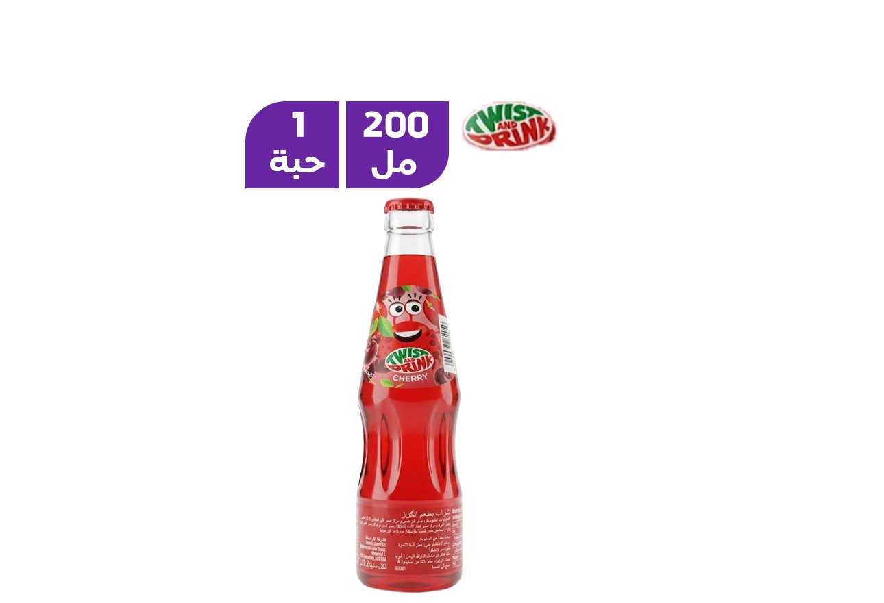 لفّ واشرب بنكهة الكرز 200 مل