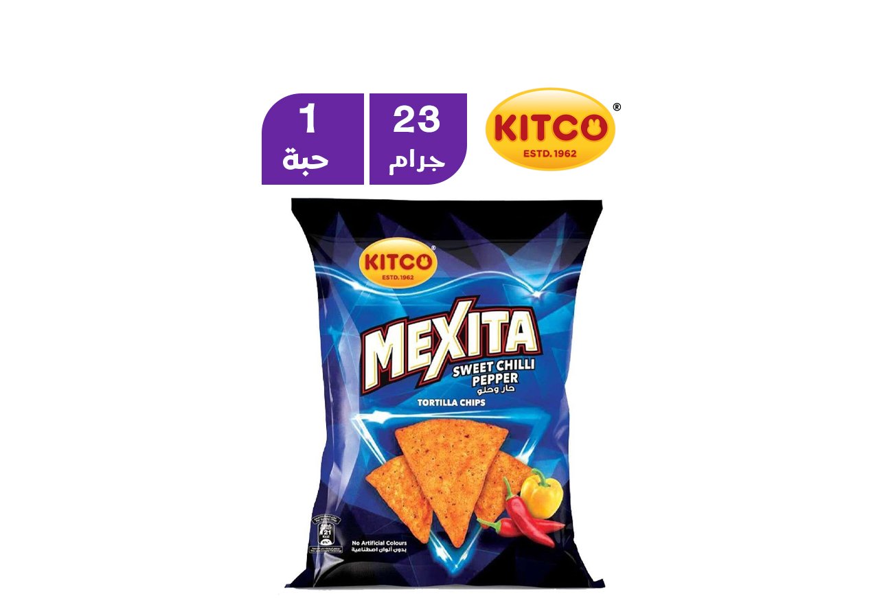 شيبس كتكو مكسيتا حار و حلو 23 جم