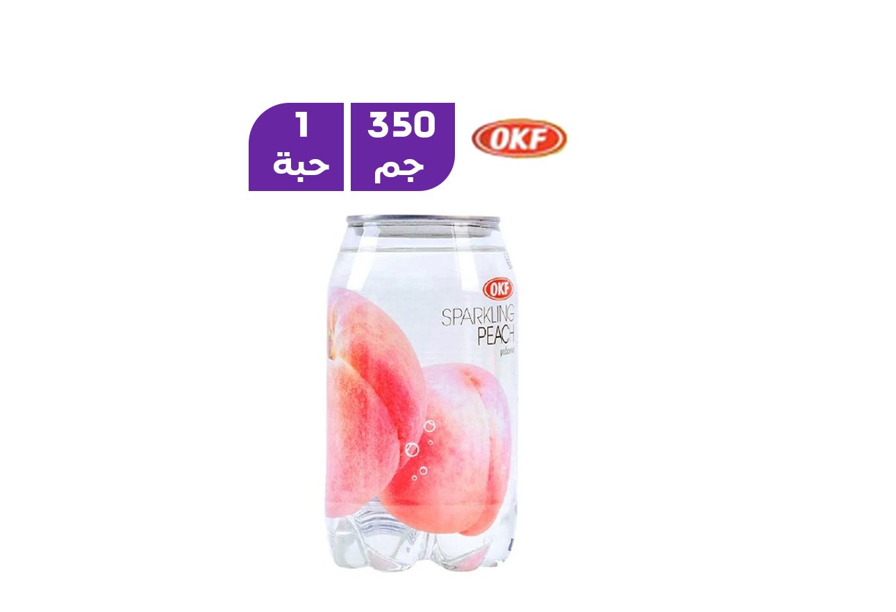 Okf Peach Sparkling Water 350Ml
