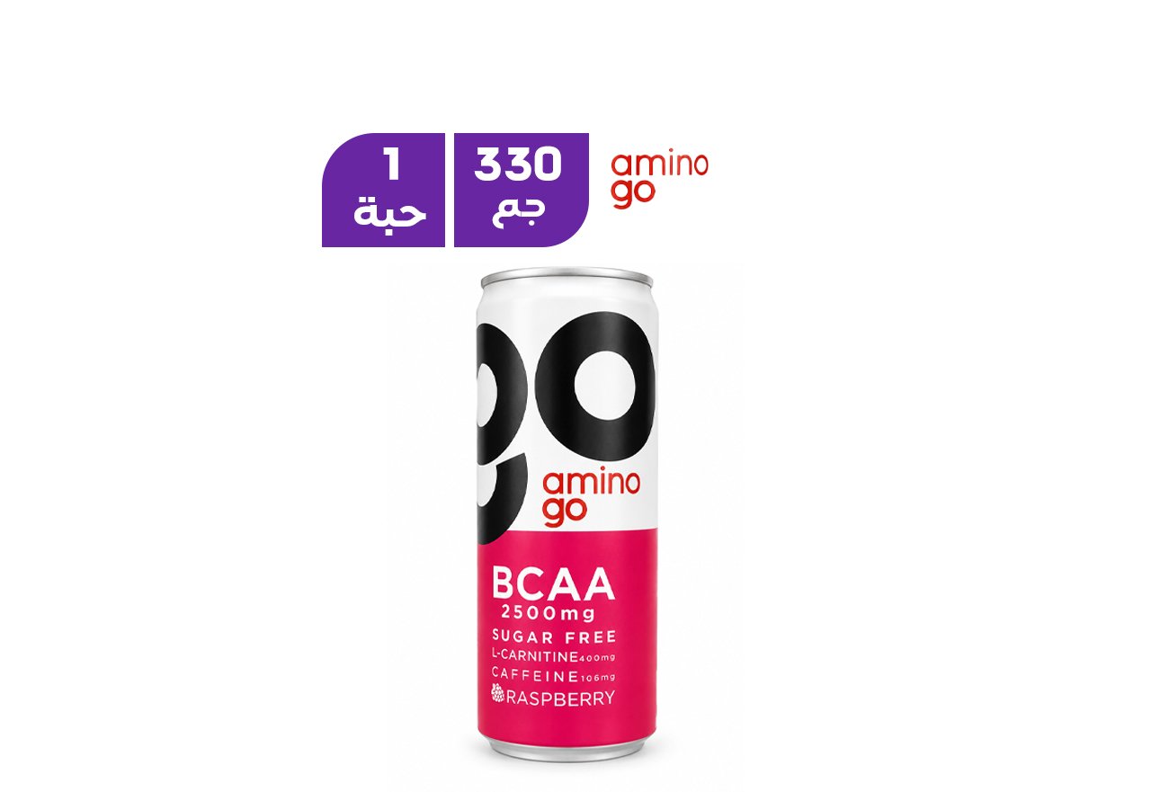 أمينو جو مشروب BCAA خالي من السكر بنكهة توت العليق 330 مل