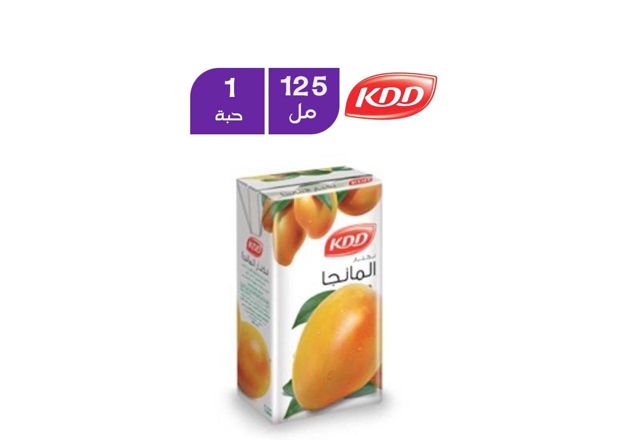 عصير كي دي دي مانجو 125 مل