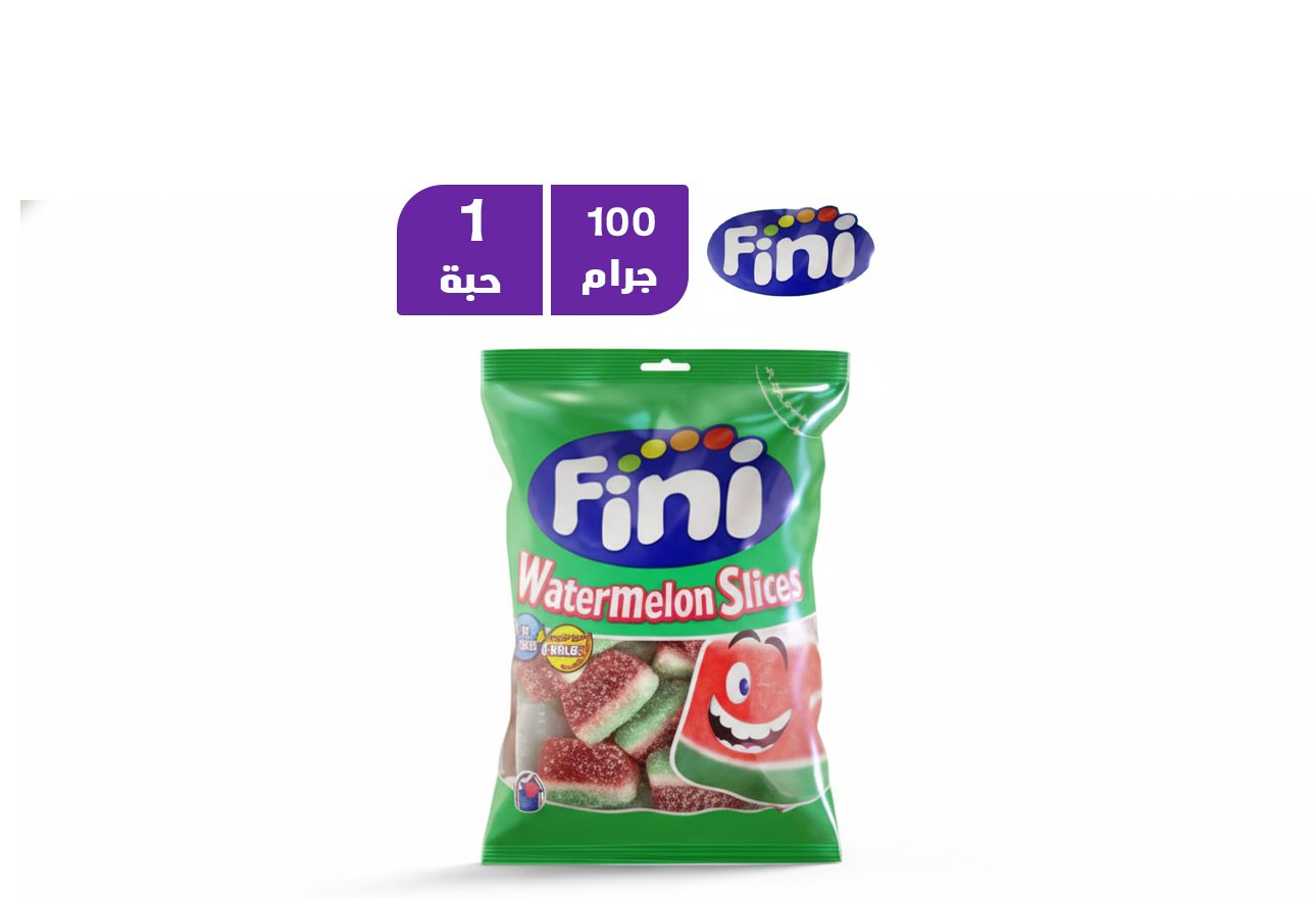فيني جيلي شرائح البطيخ 100 جرام
