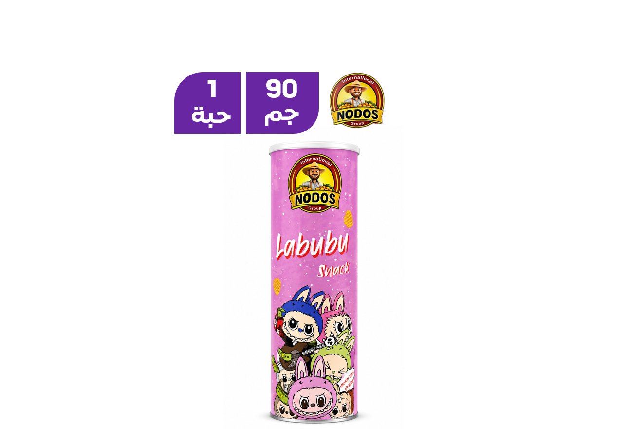 نودوس لابوبو سناك بنكهة النودلز 90 جم