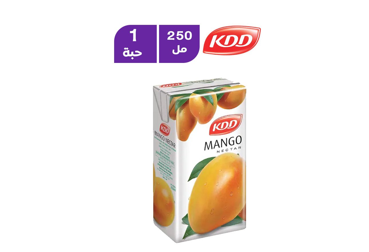 كي دي دي عصير المانجو نكتار 250 مل