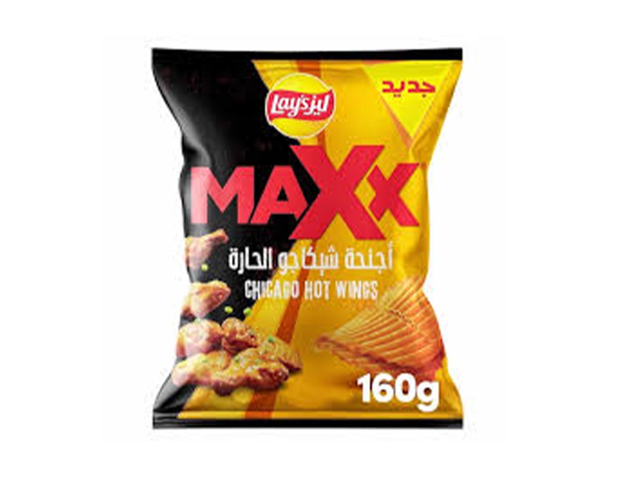 ليز شيبس بنكهة شيكاغو بالأجنحة الحارة 160 جرام