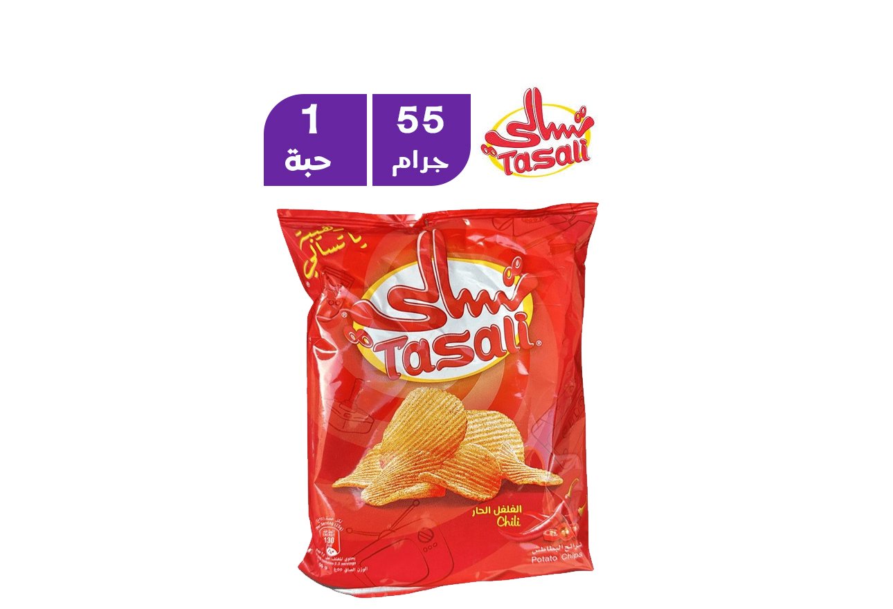 تسالي شيبس بنكة الفلفل الحار 55 جرام