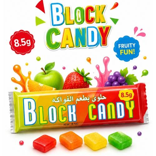بلوك كاندي حلوى بنكهة الفواكه 8.5 جم