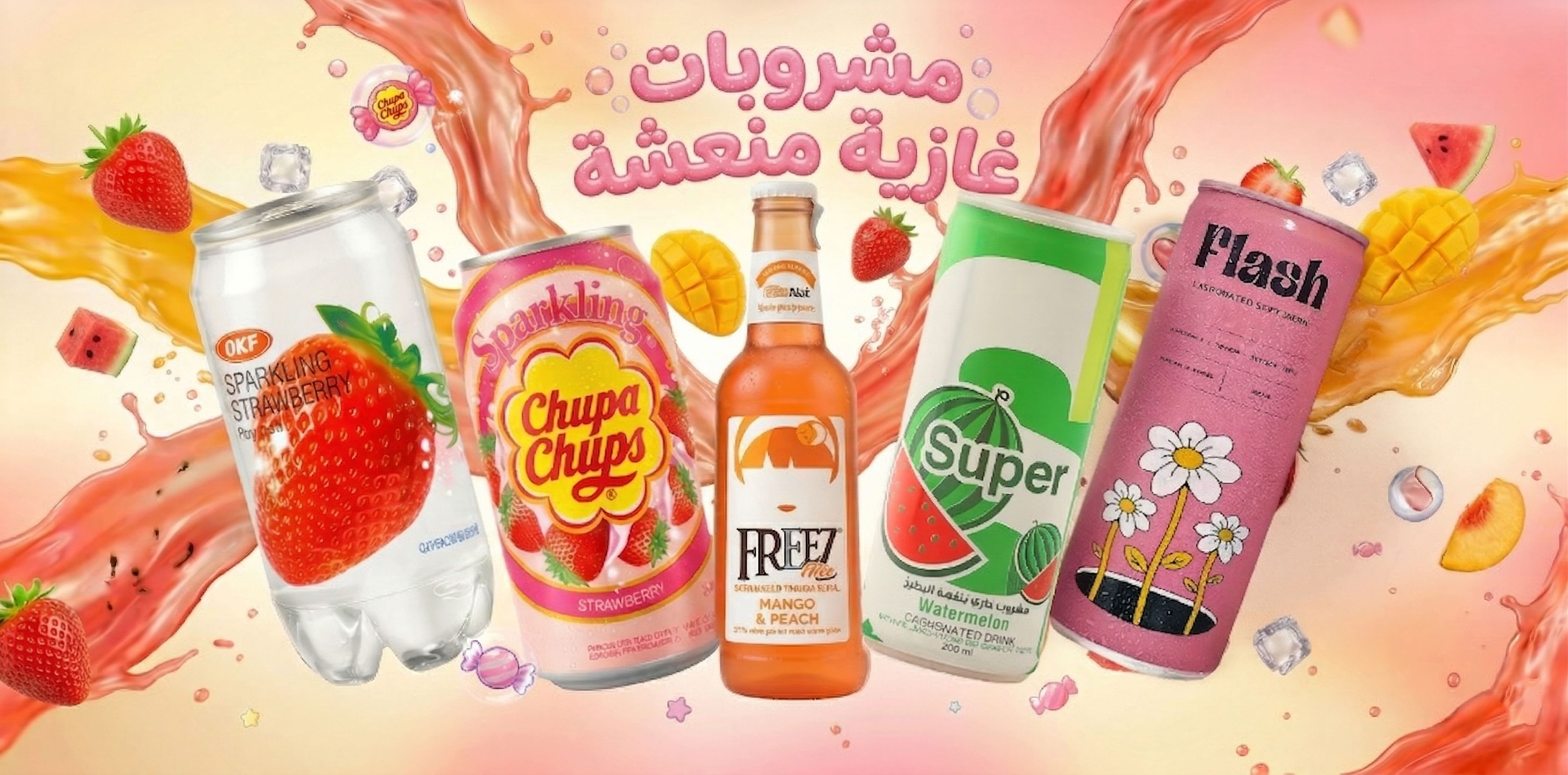 مشروبات غازية منعشة